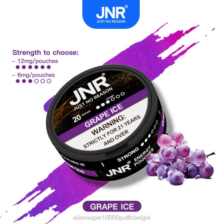 JNR alien vape flavours druiven ijs HB80R98 JNR ENERGY POUCHES