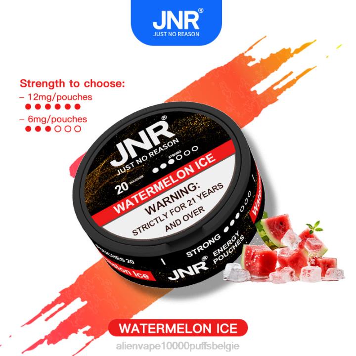 JNR alien vape watermeloen ijs HB80R97 JNR ENERGY POUCHES
