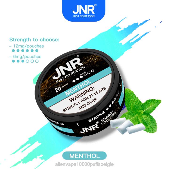 JNR vape kopen menthol HB80R102 JNR ENERGY POUCHES