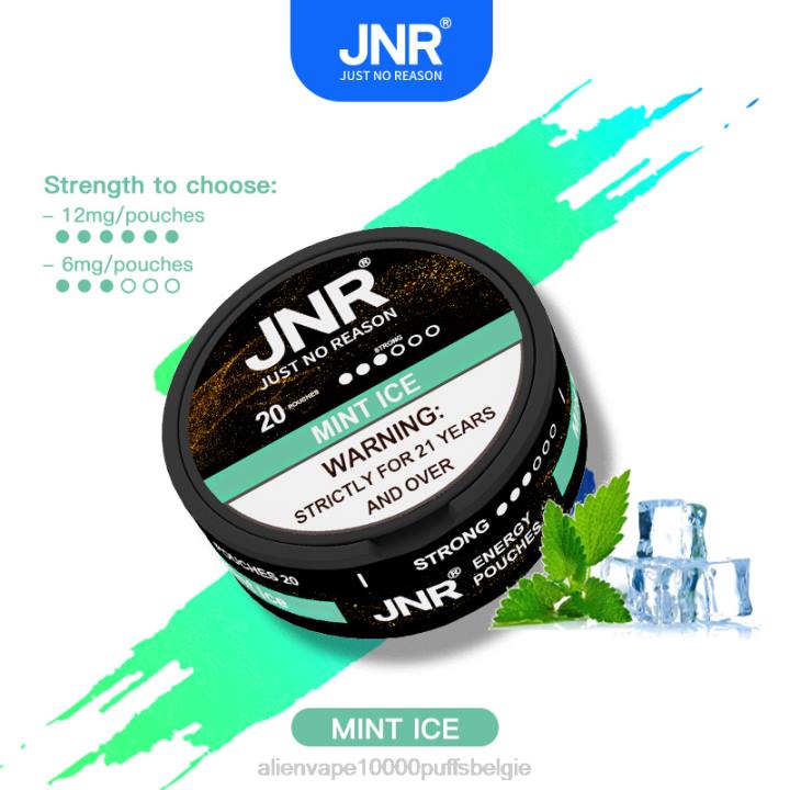 JNR vape review munt ijs HB80R103 JNR ENERGY POUCHES