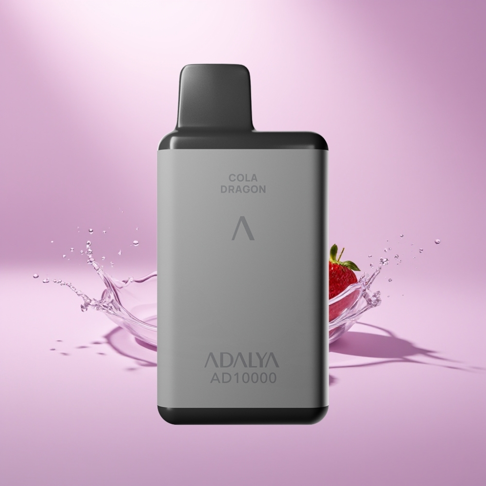 Adalya AD 10000 Puffs Disposable Vape Aardbeienplons & Ruimtegrijs