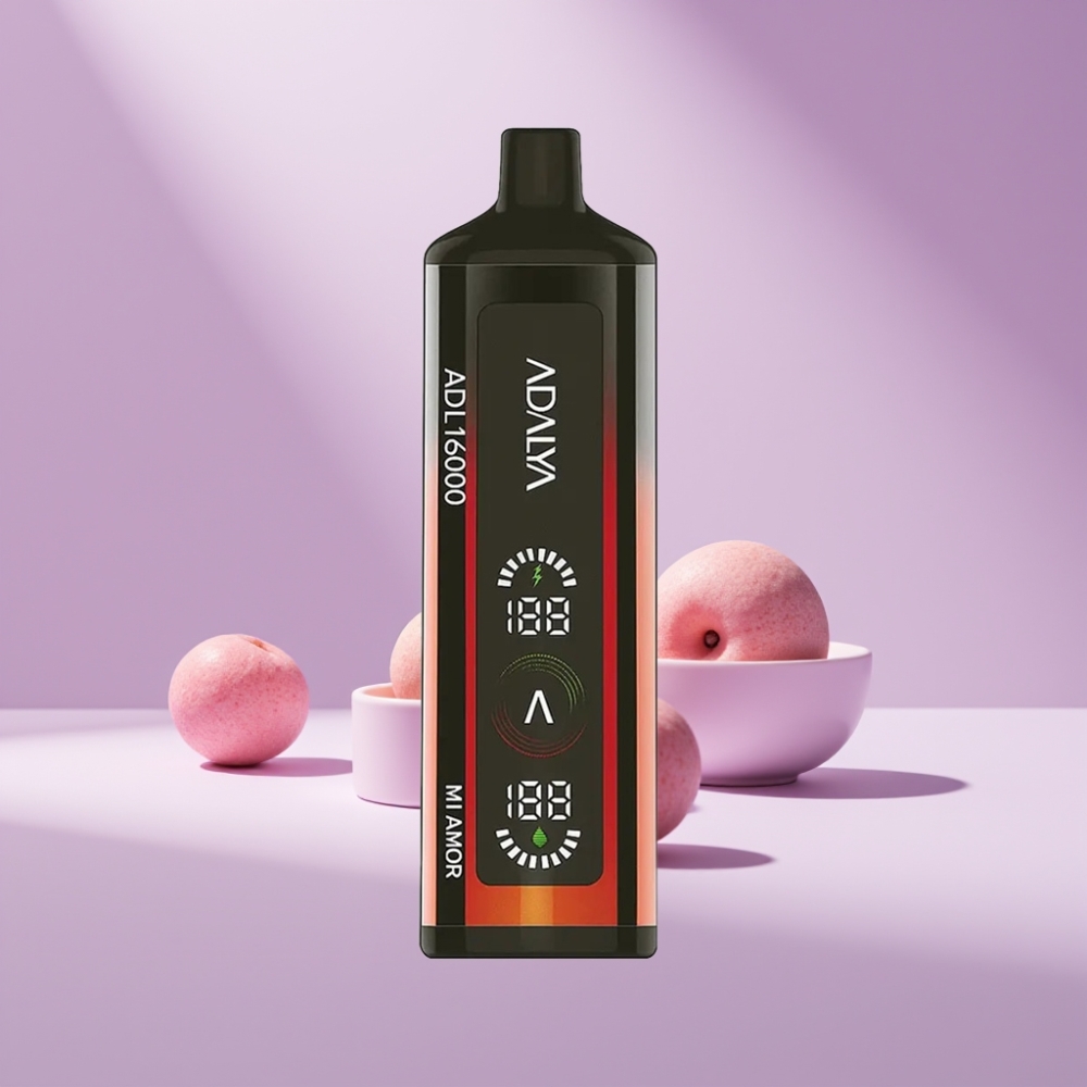 Adalya ADL 16000 PRO Puffs Disposable Vape Mi Amor (Liefde) met USB-C & Digitaal Scherm