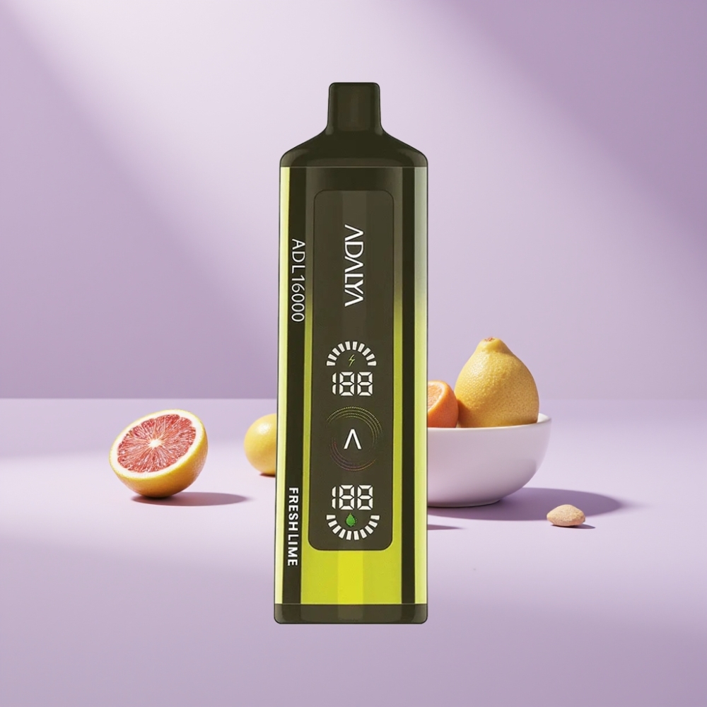 Adalya ADL 16000 PRO Puffs Disposable Vape Vers Lime & 16.000 puffs