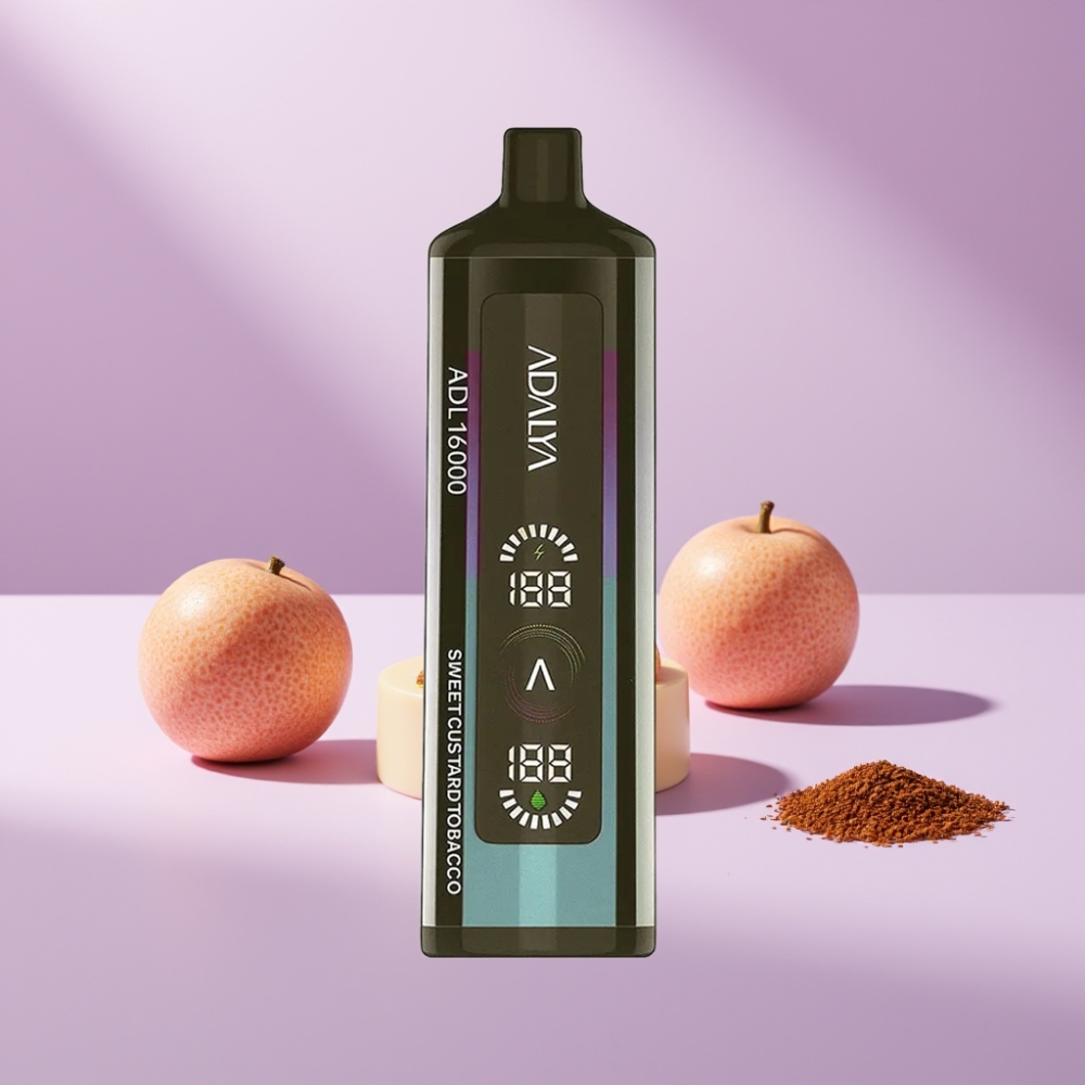 Adalya ADL 16000 PRO Wegwerp Vape Zoete Custard Tabak & 25ml