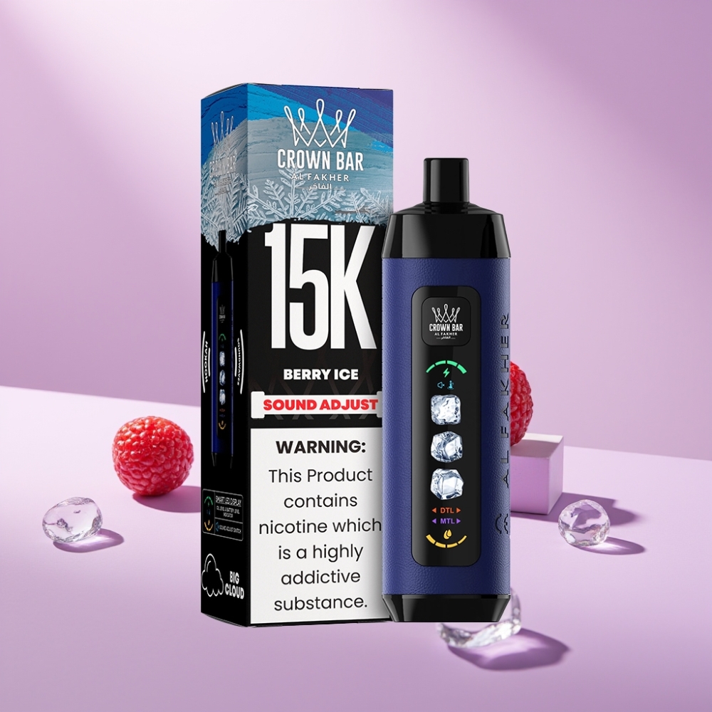 Al Fakher 15k Ice Adjust Clouds Disposable Berry Ice 22ml 15000 puffs