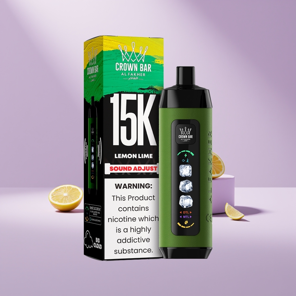 Al Fakher 15k Ice Adjust Clouds Disposable Citroen Limoen 22ml/850mAh