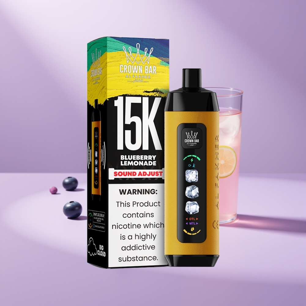 Al Fakher 15k Ice Adjust Clouds Disposable Device Bosbes Limonade 850mAh 22ml