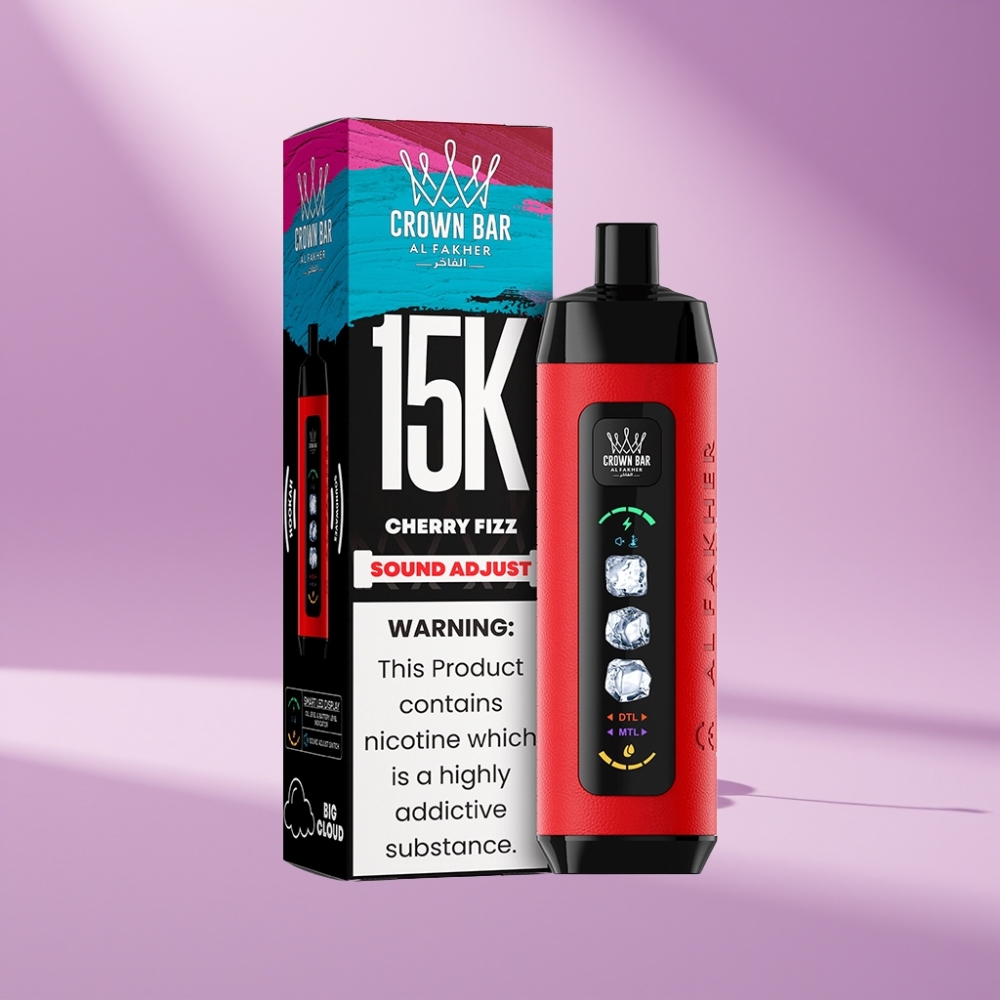 Al Fakher 15k Ice Adjust Clouds Disposable Device Kersenspriankel 22ml/850mAh