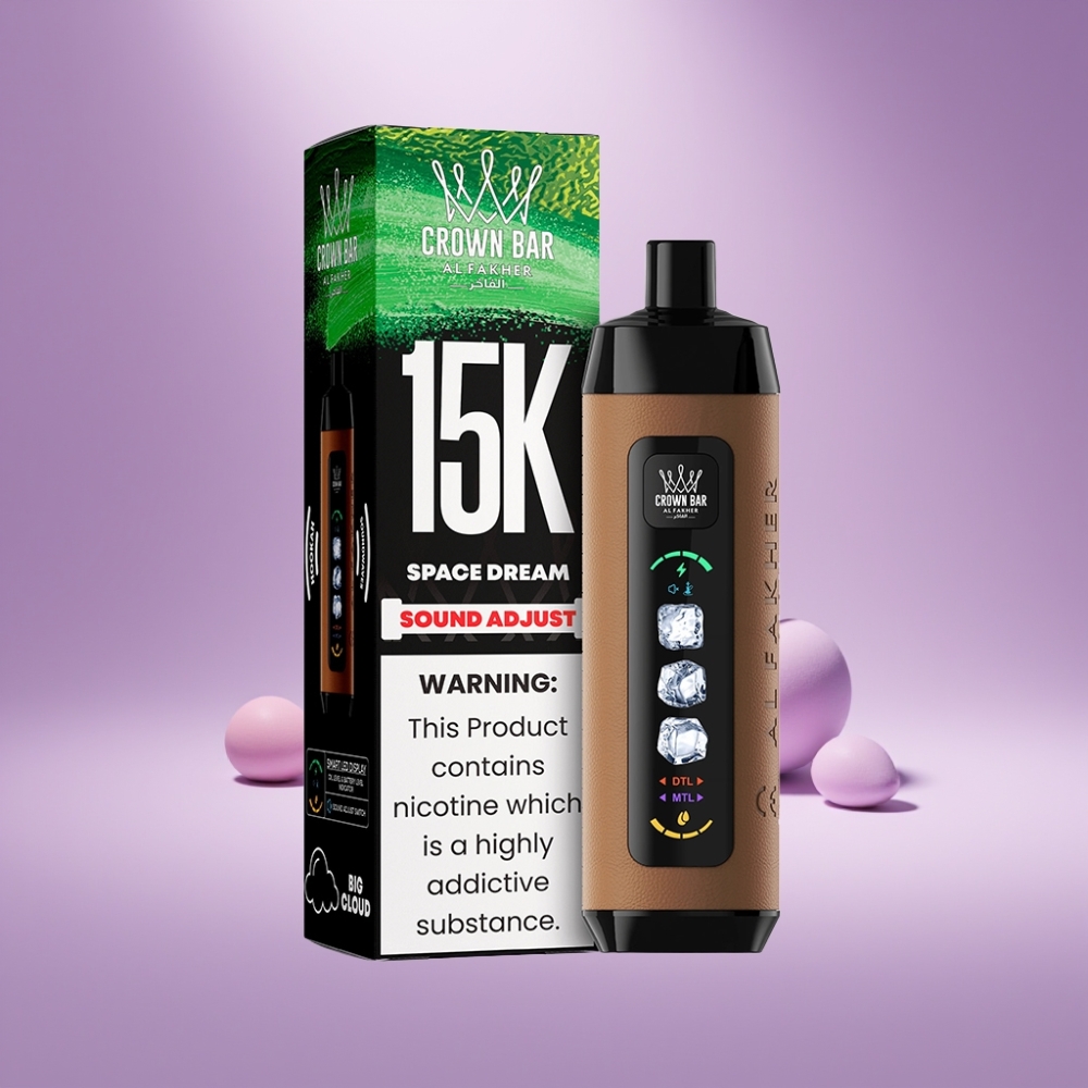 Al Fakher 15k Ice Adjust Clouds Disposable Device Space Dream 22ml 15000 puffjes
