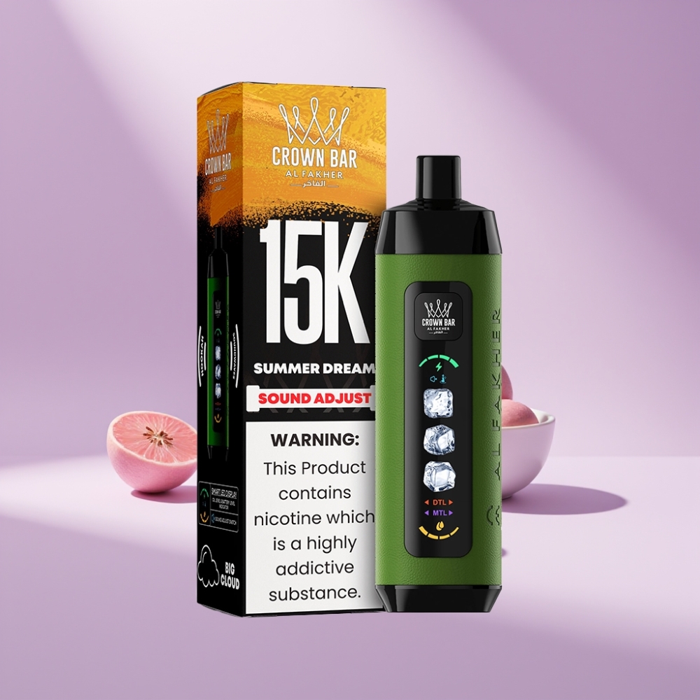 Al Fakher 15k Ice Adjust Clouds Disposable Device Zomerdroom 22ml 15000 puff