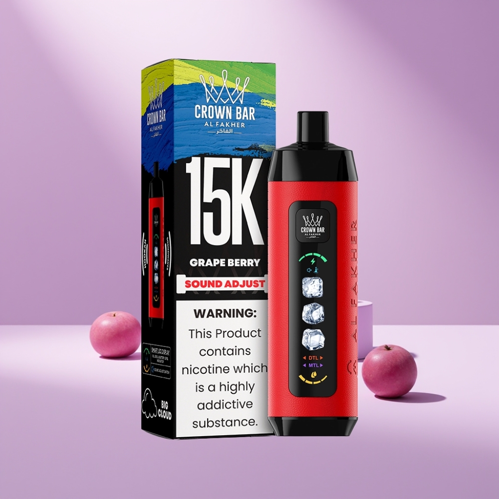 Al Fakher 15k Ice Adjust Clouds Disposable Druiven Bes 22ml 15000 puff