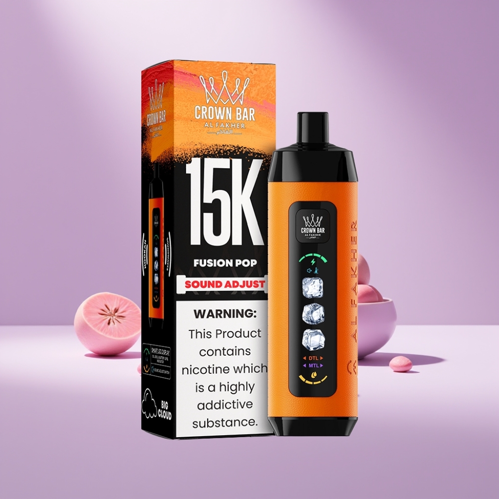 Al Fakher 15k Ice Adjust Clouds Disposable Fusion Pop 22ml/850mAh
