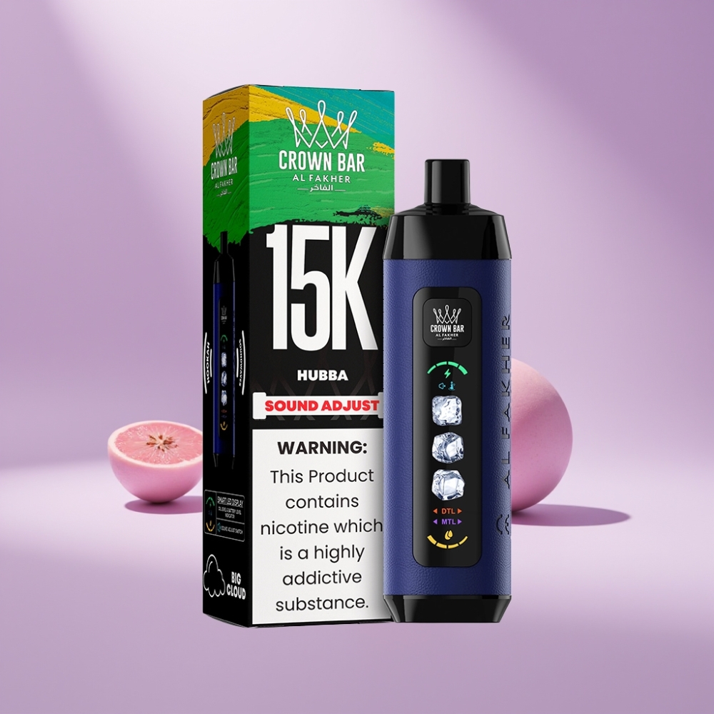 Al Fakher 15k Ice Adjust Clouds Wegwerpdevice Hubba 22ml 15000 puff