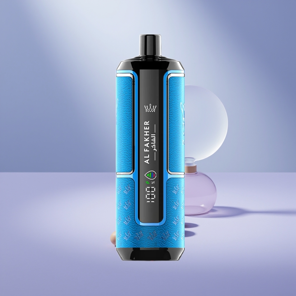 Al Fakher Crown Bar 15K Hypermax Wegwerp Vape Kit Blauwe Oceaan 22ml 600mAh