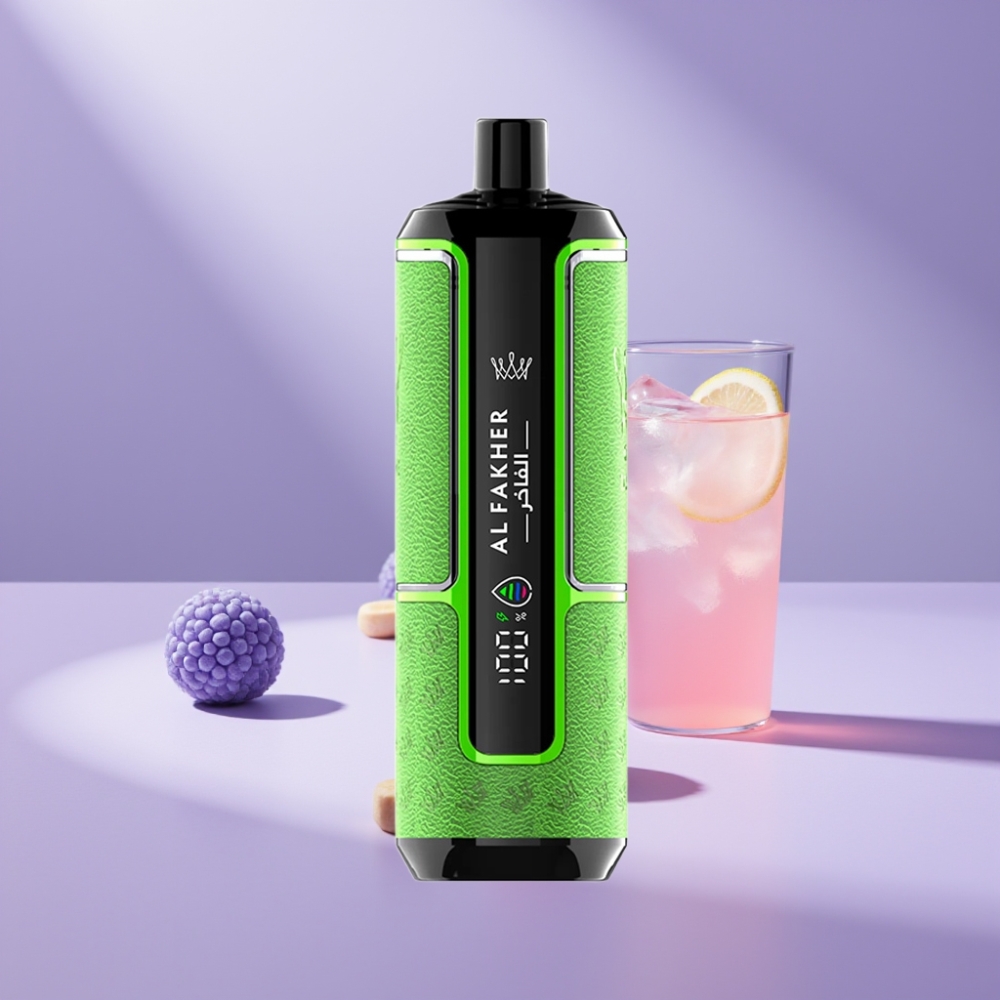 Al Fakher Crown Bar 15K Hypermax Wegwerp Vape Kit Blauwe Razz Lemonade 22ml 15.000 Puffen