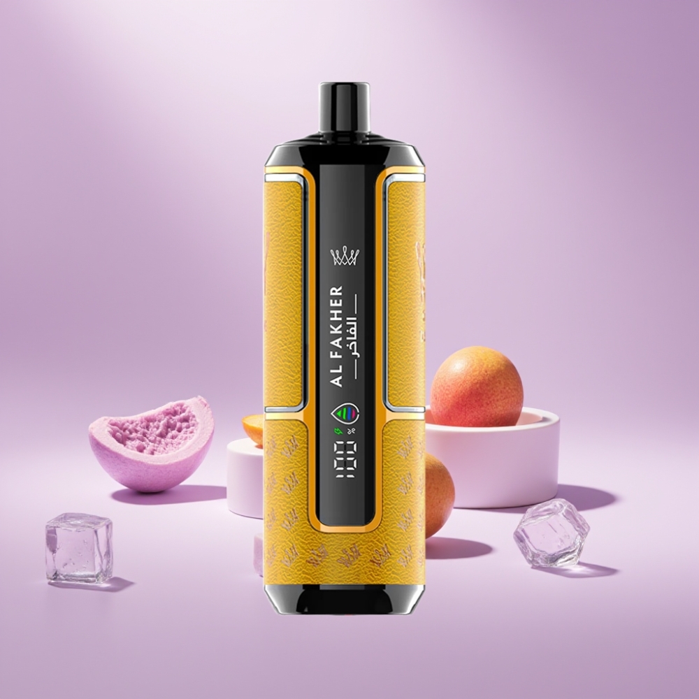 Al Fakher Crown Bar 15K Hypermax Wegwerp Vape Kit Mango IJs 22ml 600mAh