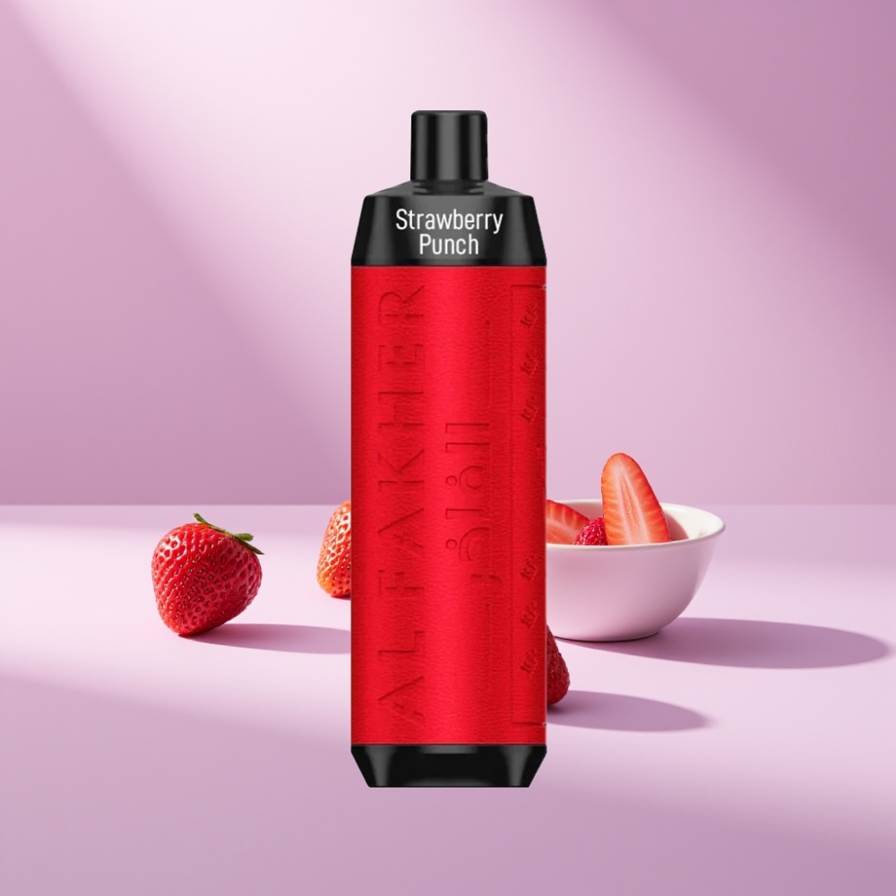 Al Fakher Crown Bar 8000 Crystal Disposable Vape Aardbeien Punch – 18ml & 8000 Puffs