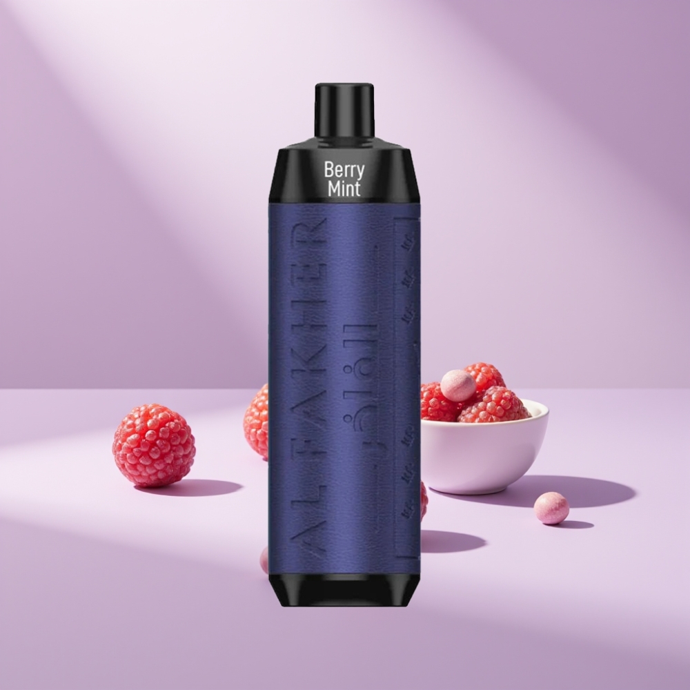Al Fakher Crown Bar 8000 Crystal Disposable Vape Berry Munt – 18ml, 8000 puffjes