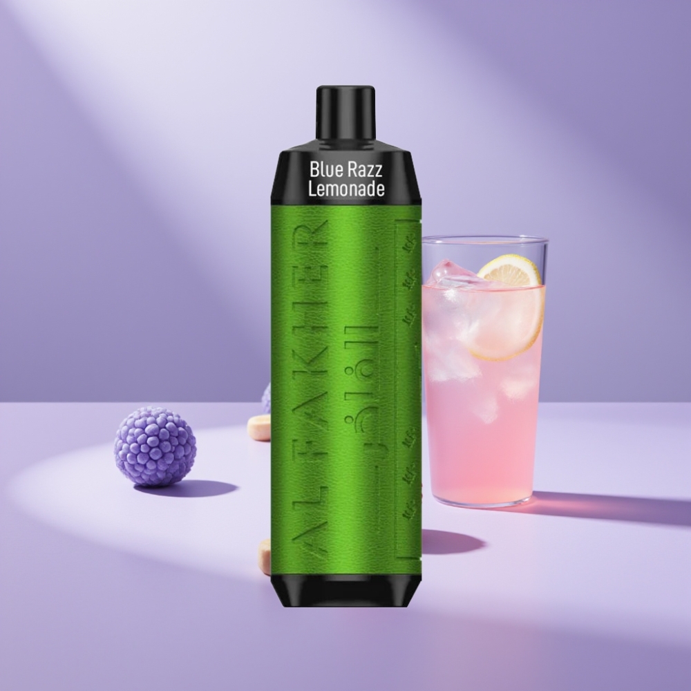 Al Fakher Crown Bar 8000 Crystal Disposable Vape Blauwe Framboos Limonade 18ml/600mAh