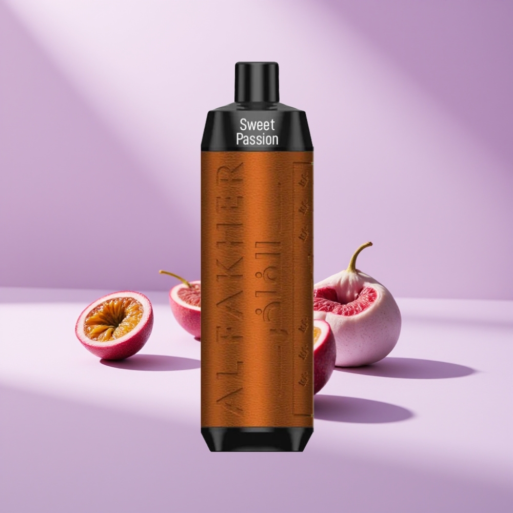 Al Fakher Crown Bar 8000 Crystal Disposable Vape Zoete Passievrucht & 18ml