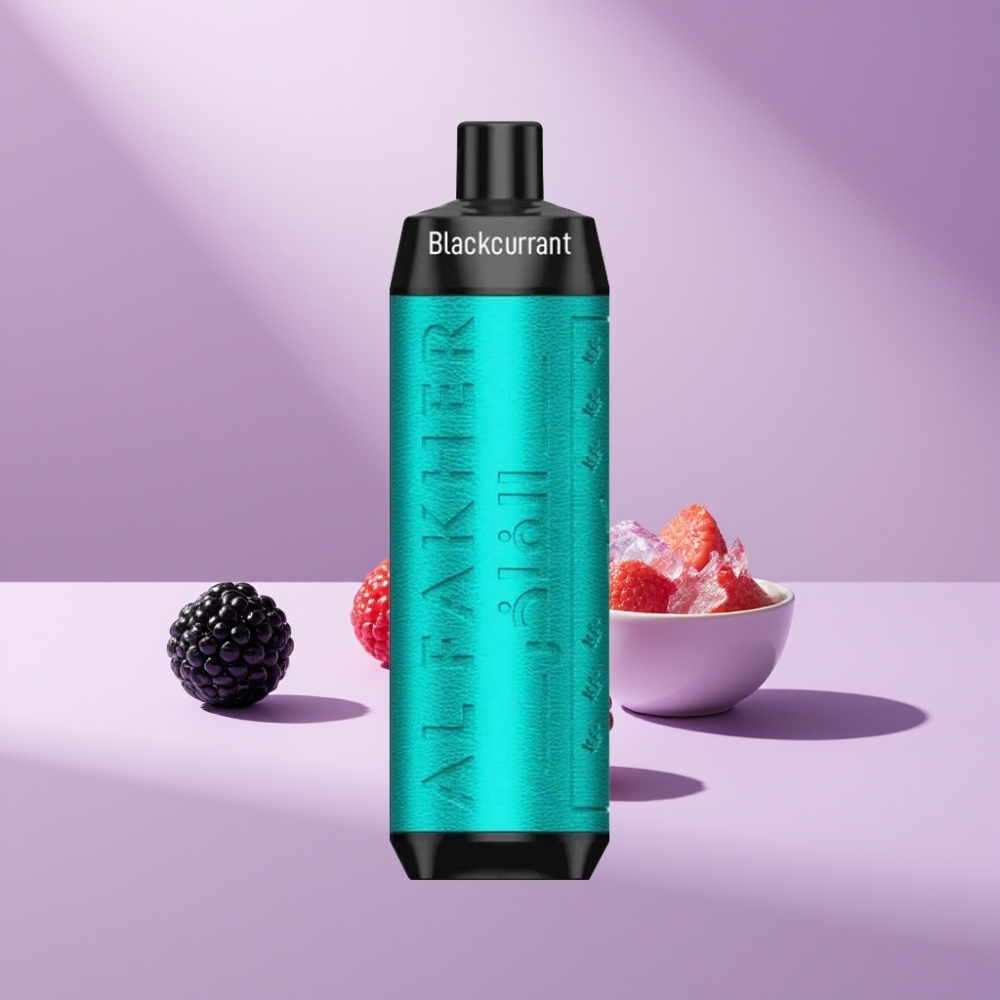 Al Fakher Crown Bar 8000 Crystal Disposable Vape Zwarte Bes IJs – 18ml, 8000 Puffs