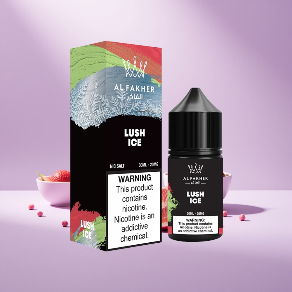 AL Fakher Nicotine Salt E-Liquid 30ml – Lush Ice, 20MG