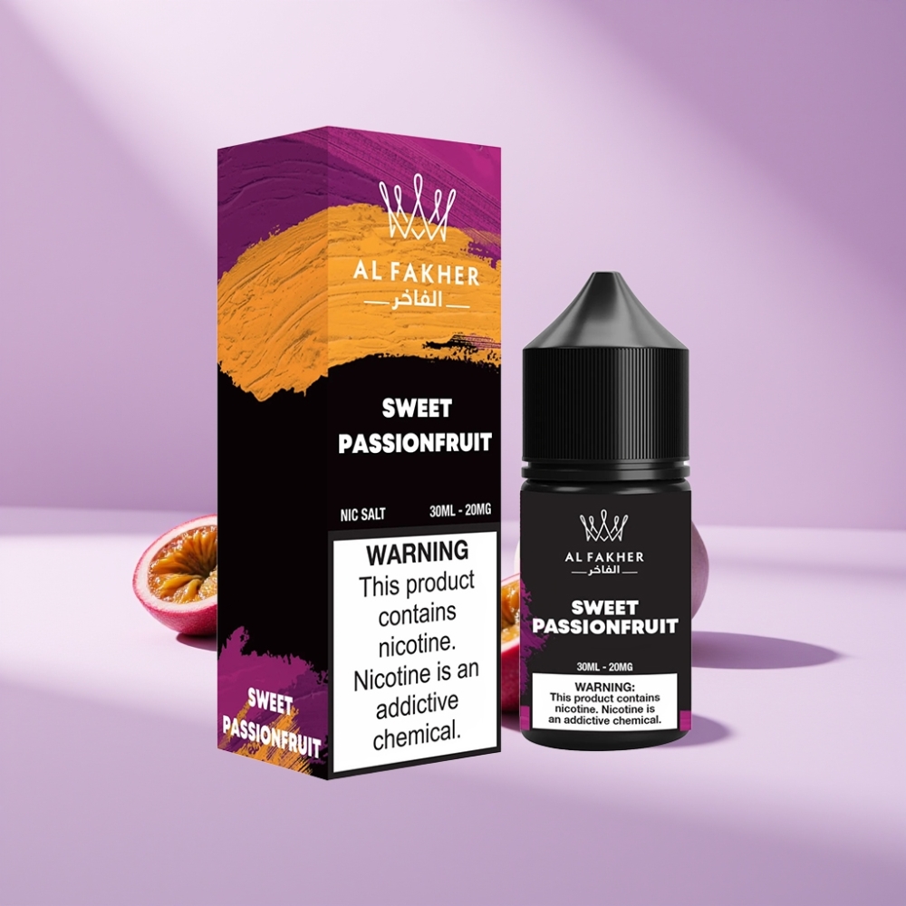 AL Fakher Nicotine Salt E-Liquid 30ml - Zoete Passievrucht, 20MG