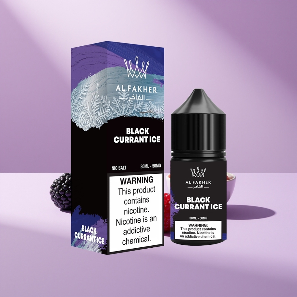 AL Fakher Nicotine Salt E-Liquid 30ml Zwarte Bes IJs 50MG