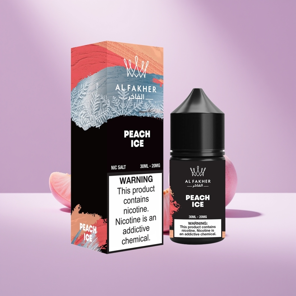AL Fakher Nicotine Salt E-Liquid Perzik IJs 30ml 20MG