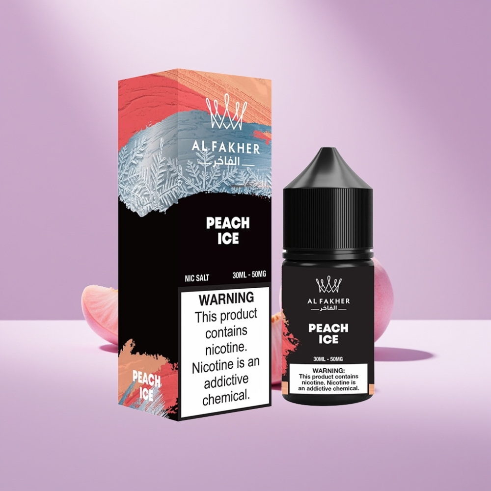 AL Fakher Nicotine Salt E-Liquid Perzik IJs 30ml 50MG