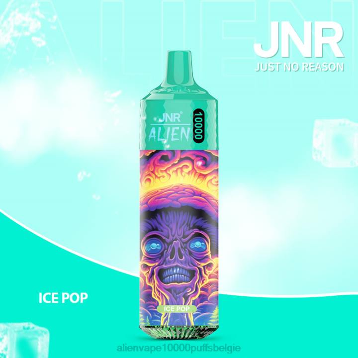 Alien vape 10000 puffs België ijs pop HB80R130 JNR ALIEN