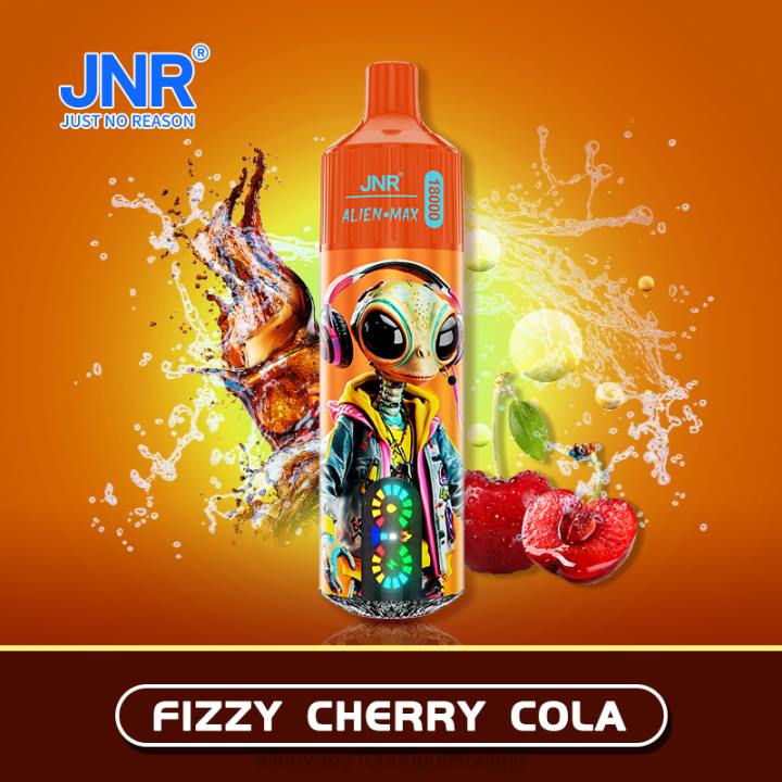 JNR alien vape bruisende kersencola HB80R397 JNR ALIEN maximaal