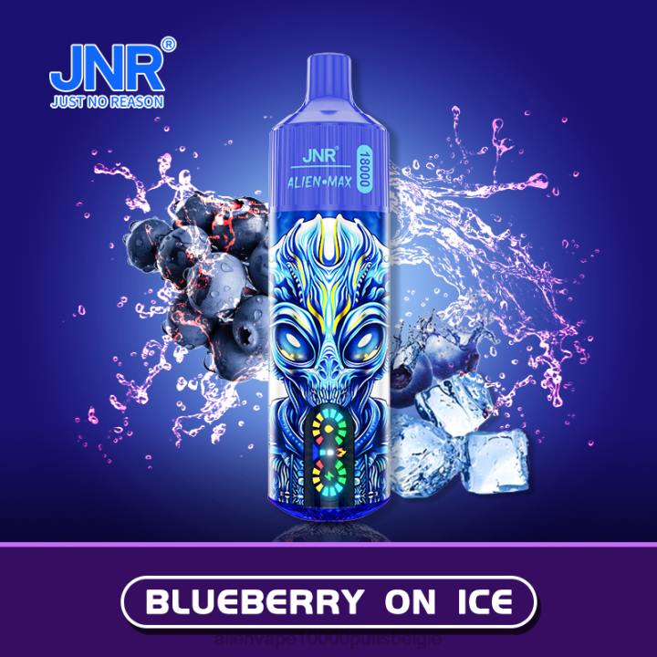 JNR vape flavours bosbessen op ijs HB80R391 JNR ALIEN maximaal