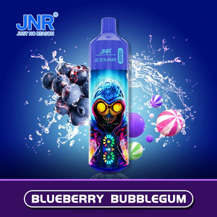 JNR vape kopen bosbessen kauwgom HB80R392 JNR ALIEN maximaal