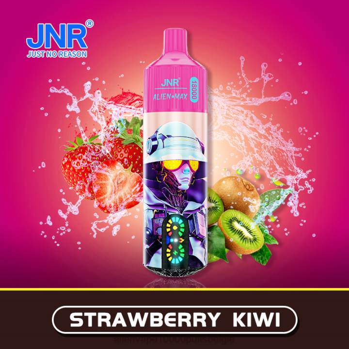 JNR vape review aardbei-kiwi HB80R383 JNR ALIEN maximaal