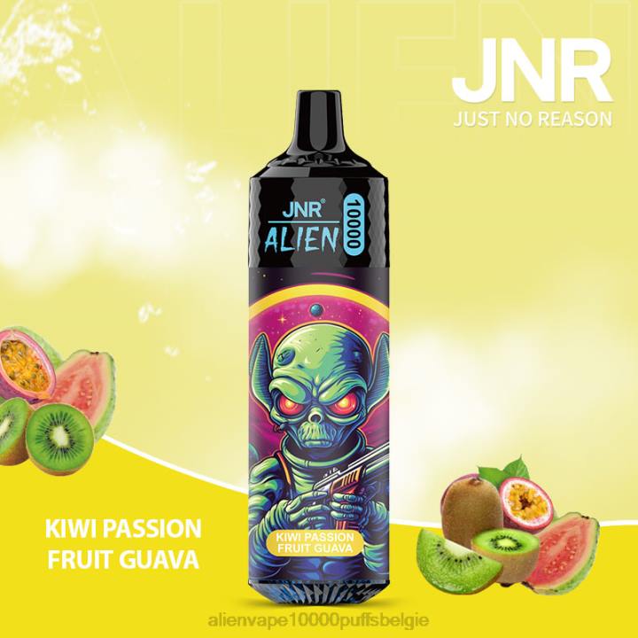 JNR vape review kiwi-passievrucht-guave HB80R153 JNR ALIEN