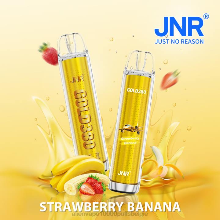 JNR alien vape aardbei banaan HB80R47 JNR GOLD380