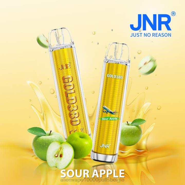 JNR alien vape kopen zure appel HB80R55 JNR GOLD380