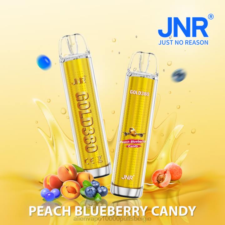 JNR vape kopen perzik bosbessen snoep HB80R42 JNR GOLD380
