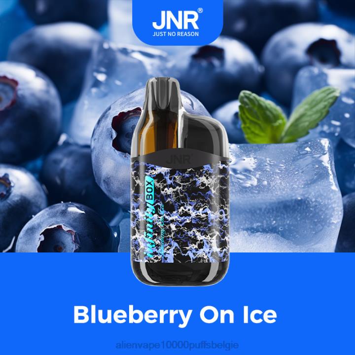 JNR alien vape flavours bosbessen op ijs HB80R78 JNR INFINITY doos