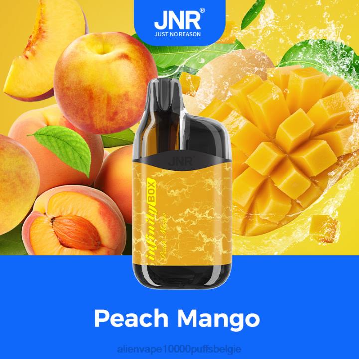 JNR alien vape flavours perzik-mango HB80R88 JNR INFINITY doos