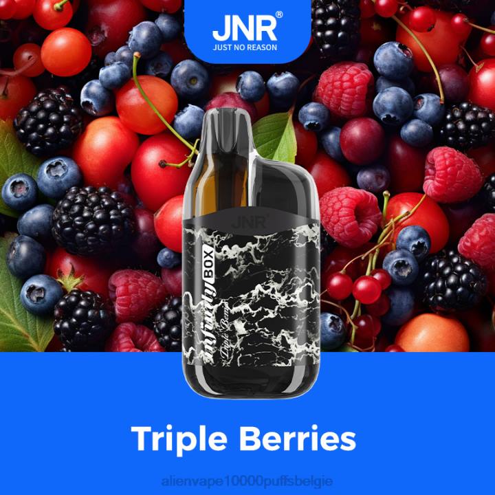 JNR alien vape kopen drievoudige bessen HB80R95 JNR INFINITY doos