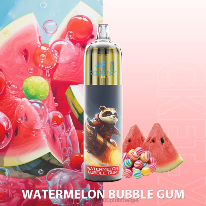 Alien vape 10000 puffs België watermeloen kauwgom HB80R120 JNR ROCKET-X