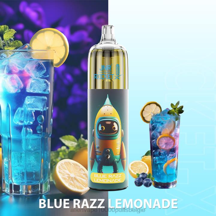 JNR vape kopen blauwe razz-limonade HB80R122 JNR ROCKET-X
