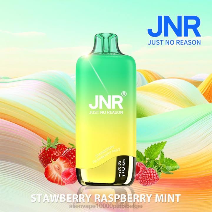 JNR alien vape flavours aardbei framboos munt HB80R268 JNR RAINBOW