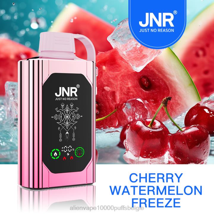 JNR alien vape flavours kersenwatermeloen bevriezen HB80R438 JNR SHISHA doos
