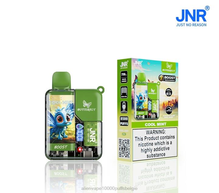 JNR alien vape flavours frisse munt HB80R58 JNR BUTTERFLY