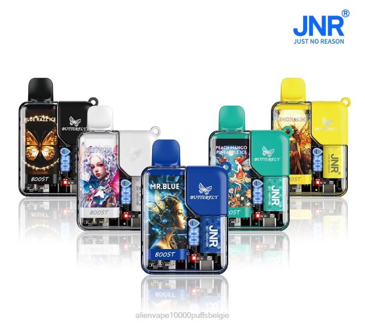 JNR alien vape perzik-mango-ananas-ijs HB80R67 JNR BUTTERFLY