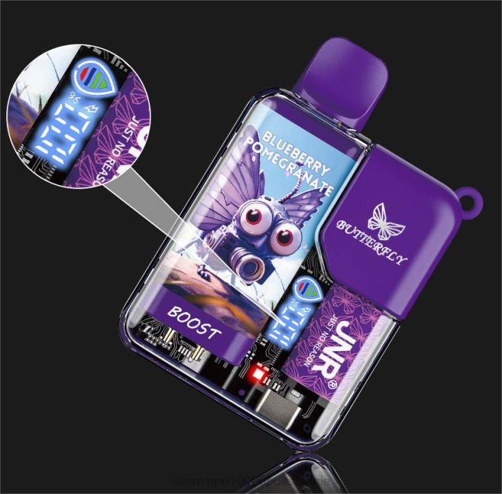 JNR vape flavours bosbessen granaatappel HB80R61 JNR BUTTERFLY