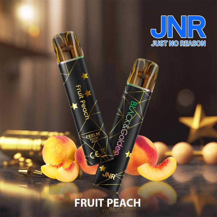 JNR alien vape kopen vrucht perzik HB80R275 JNR BLACK & GLODEN